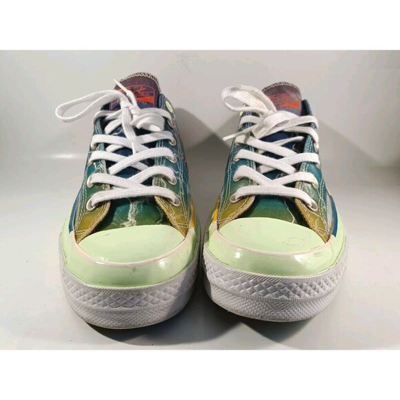 Pigalle X Converse Chuck 70 Shoes Men's 8 Low Top Blue Lightning Storm - Picture 2 of 14